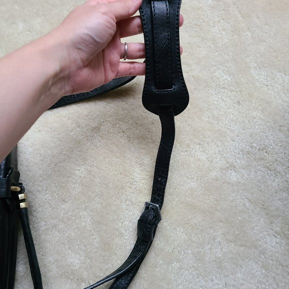 EUC orYANY Leather Briefcase Messenger Bag Black - Picture 9 of 11